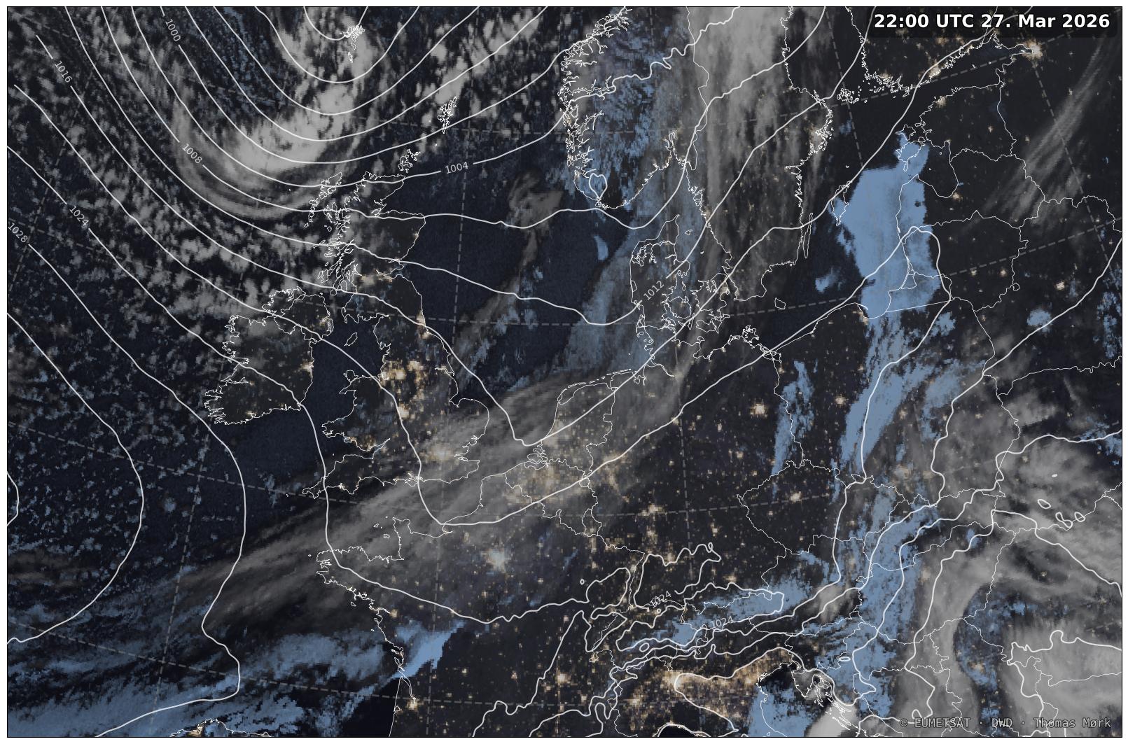 Satellitbillede med trykfelter